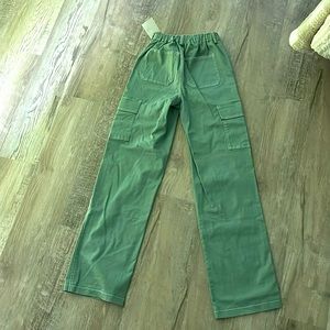 Cargo pants. Mint green color. Never worn before just not my style. Size xs